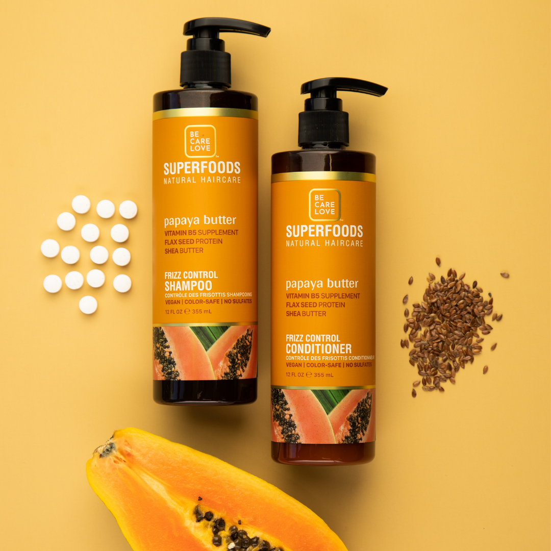 BCL Superfoods Frizz Control Shampoo With Papaya Butter
