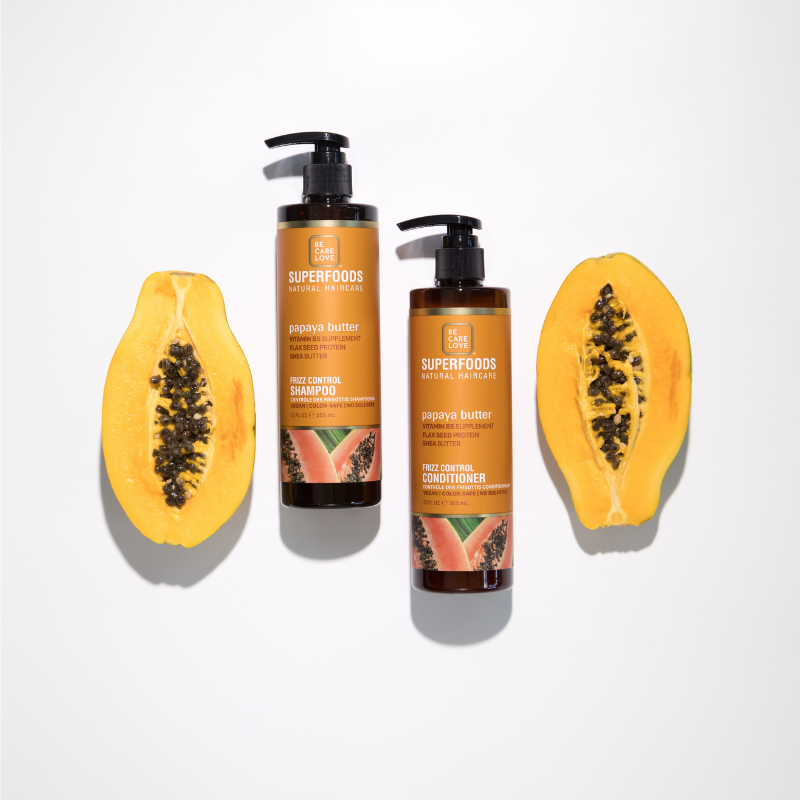 BCL Superfoods Papaya Frizz Control Shampoo Combo