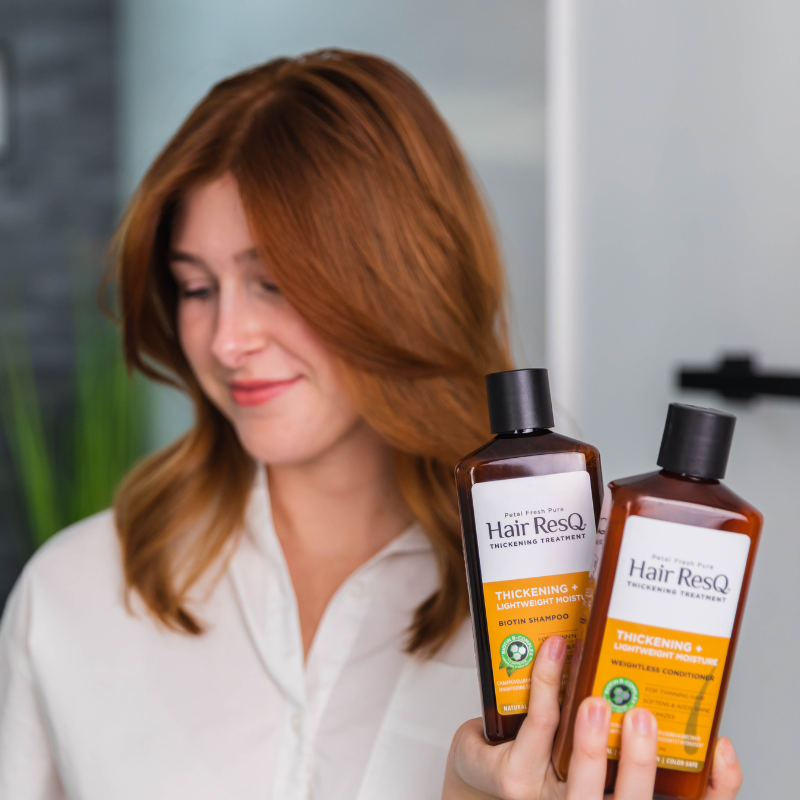 Hair ResQ Thickening Dry Hair Shampoo + Conditioner Combo