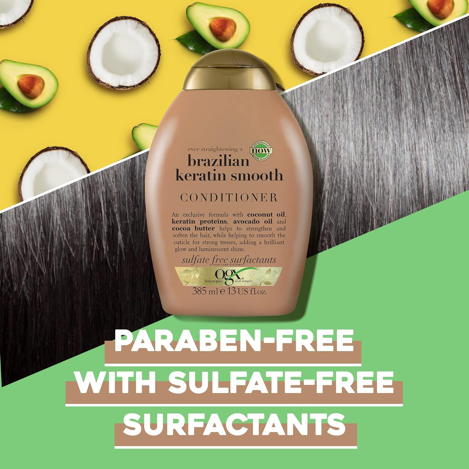 OGX Ever Straightening Brazilian Keratin Smooth Conditioner