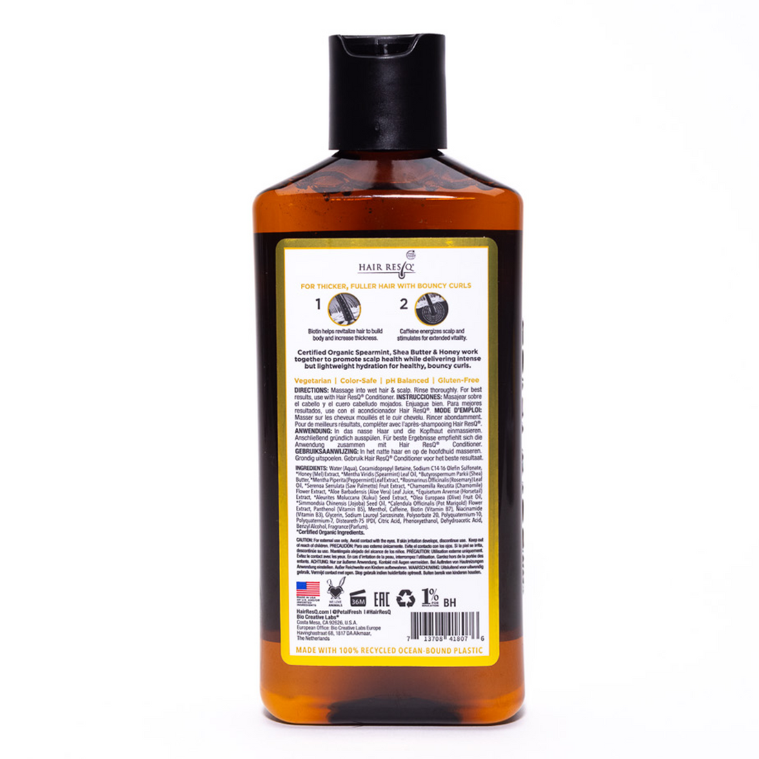 Petal Fresh Hair ResQ Thickening + Curl Revive Shampoo 355 Ml
