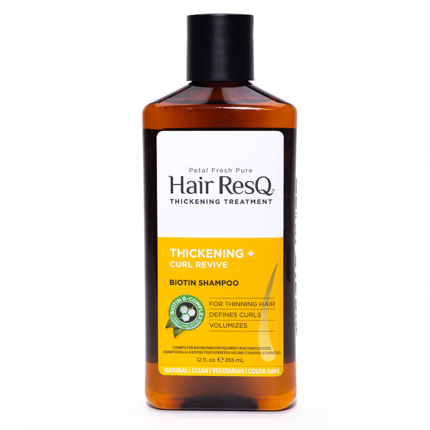 Petal Fresh Hair ResQ Thickening + Curl Revive Shampoo 355 Ml