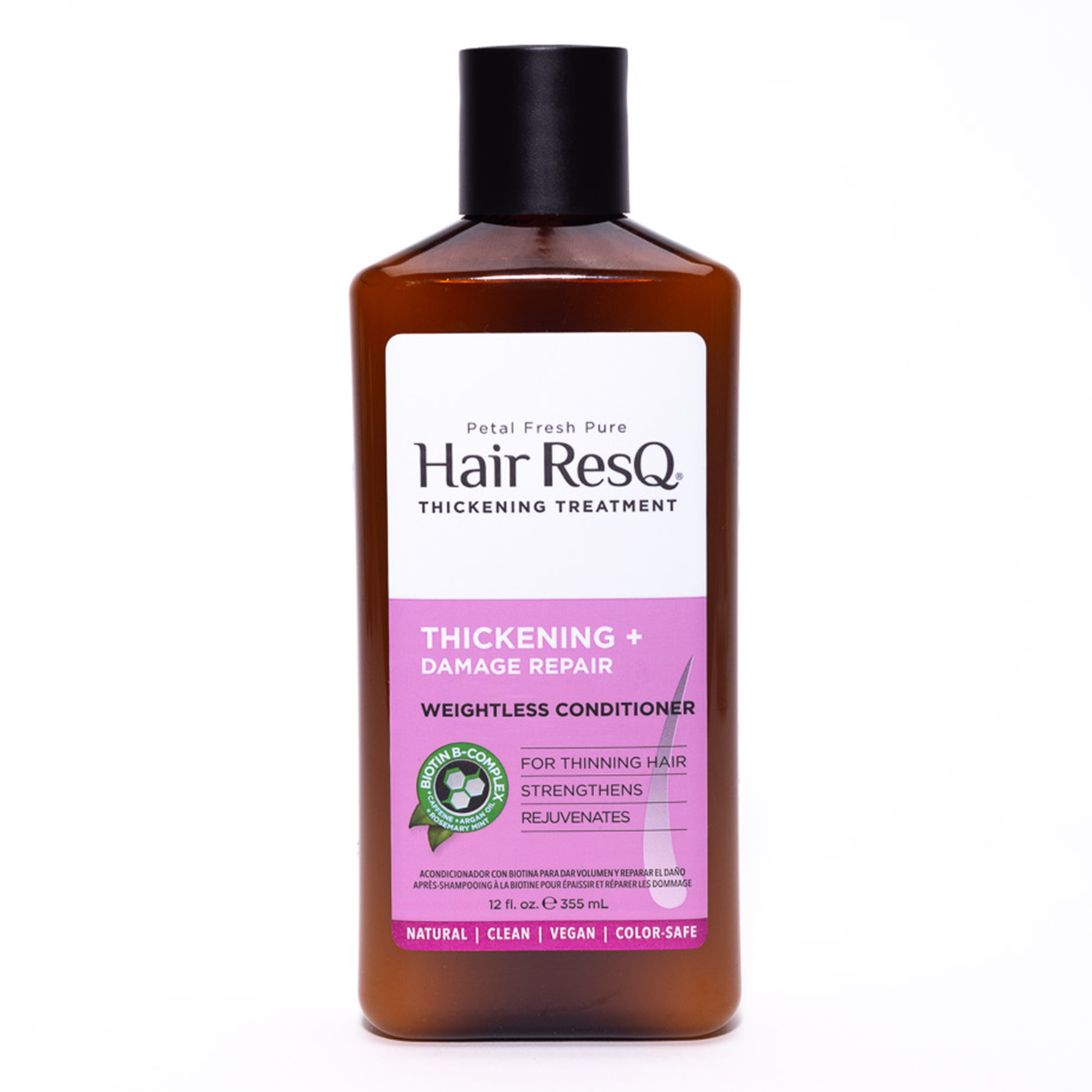 Petal Fresh Hair ResQ, Thickening Treatment, Weightless Conditioner, 12 Fl Oz (355 Ml)