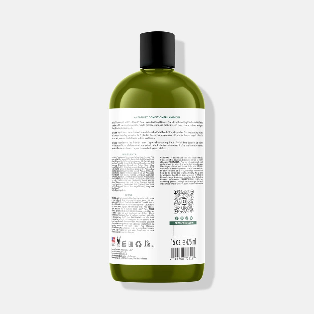Petal Fresh Anti-Frizz Conditioner, Lavender, 16 fl oz (475 ml)