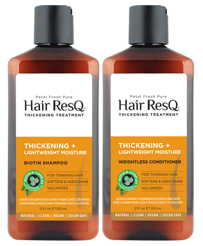 Hair ResQ Thickening Dry Hair Shampoo + Conditioner Combo