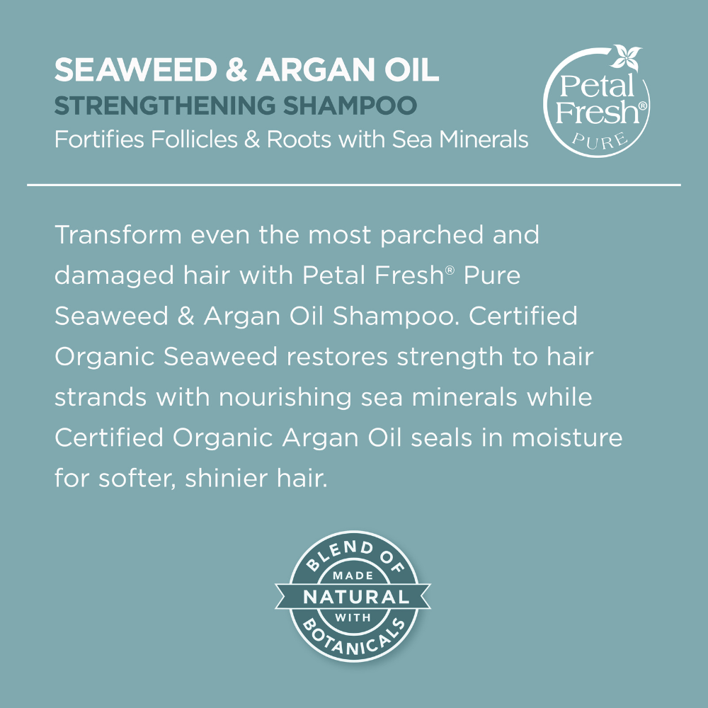 Petal Fresh Strengthening Seaweed & Argan Oil Shampoo