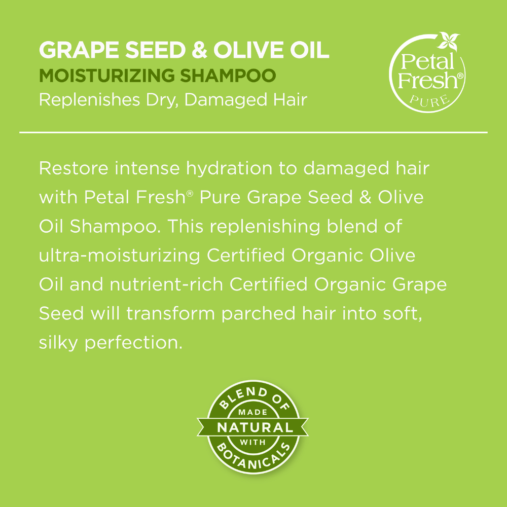 Petal Fresh Moisturizing Grape Seed & Olive Oil Shampoo
