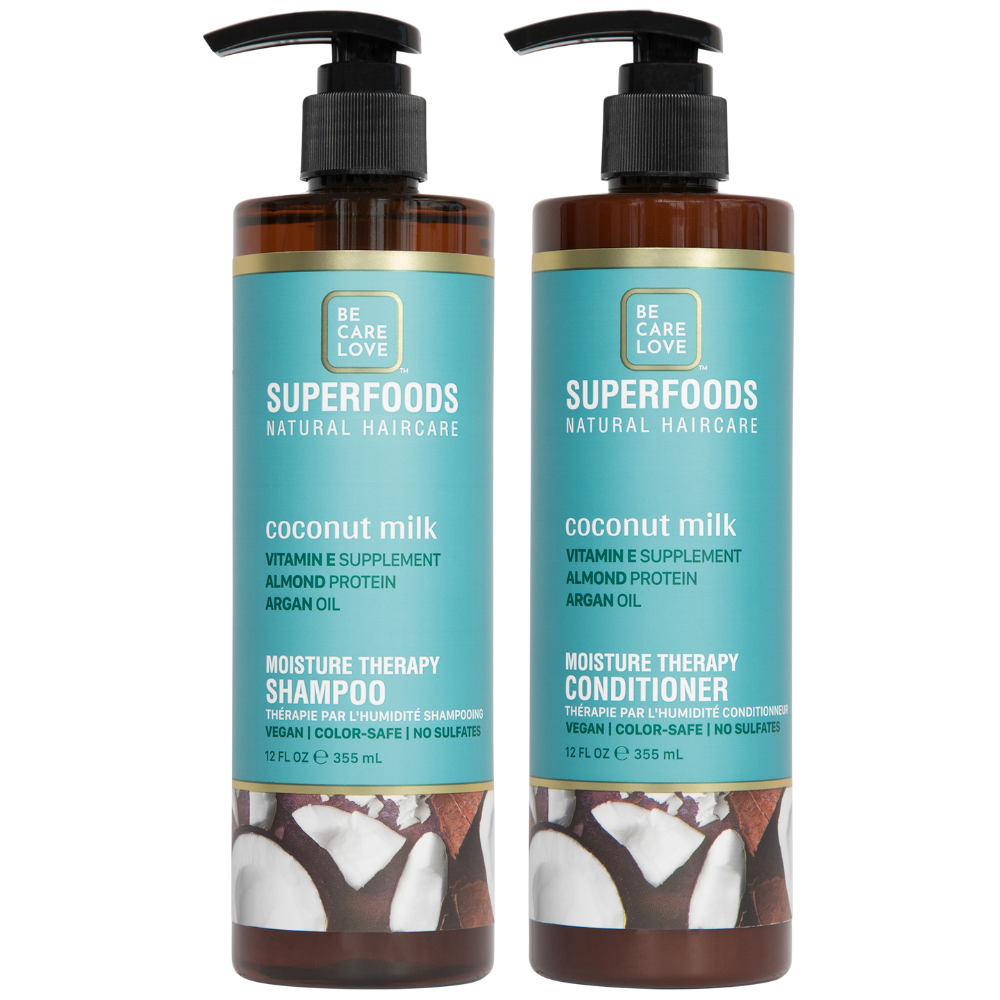 BCL Superfoods Coconut Milk Moisture Therapy Shampoo + Conditioner Combo