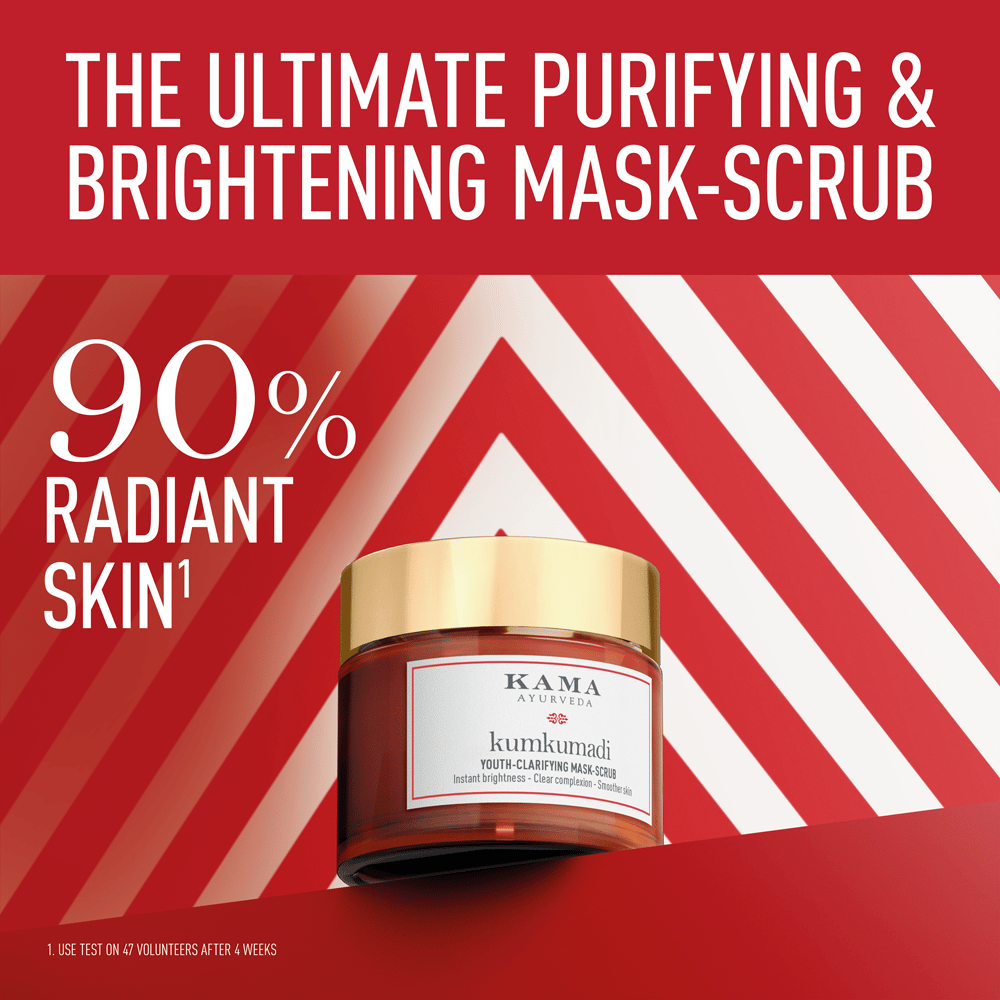 Kumkumadi Youth-Clarifying Mask-Scrub (50ml)