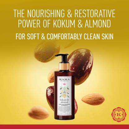 Kokum Almond Hand &amp; Body Nourishing Cleansing Oil (200ml)