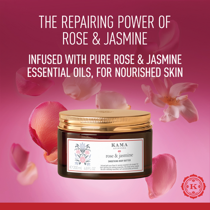 Rose &amp; Jasmine Smoothing Body Butter (200ml)