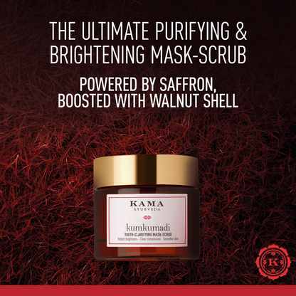 Kumkumadi Youth-Clarifying Mask-Scrub (50ml)