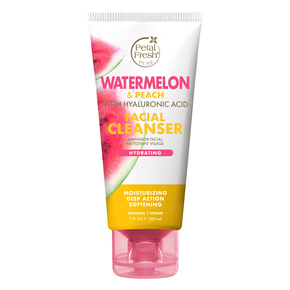 Petal Fresh Watermelon &amp; Peach Facial Cleanser with Hyaluronic Acid