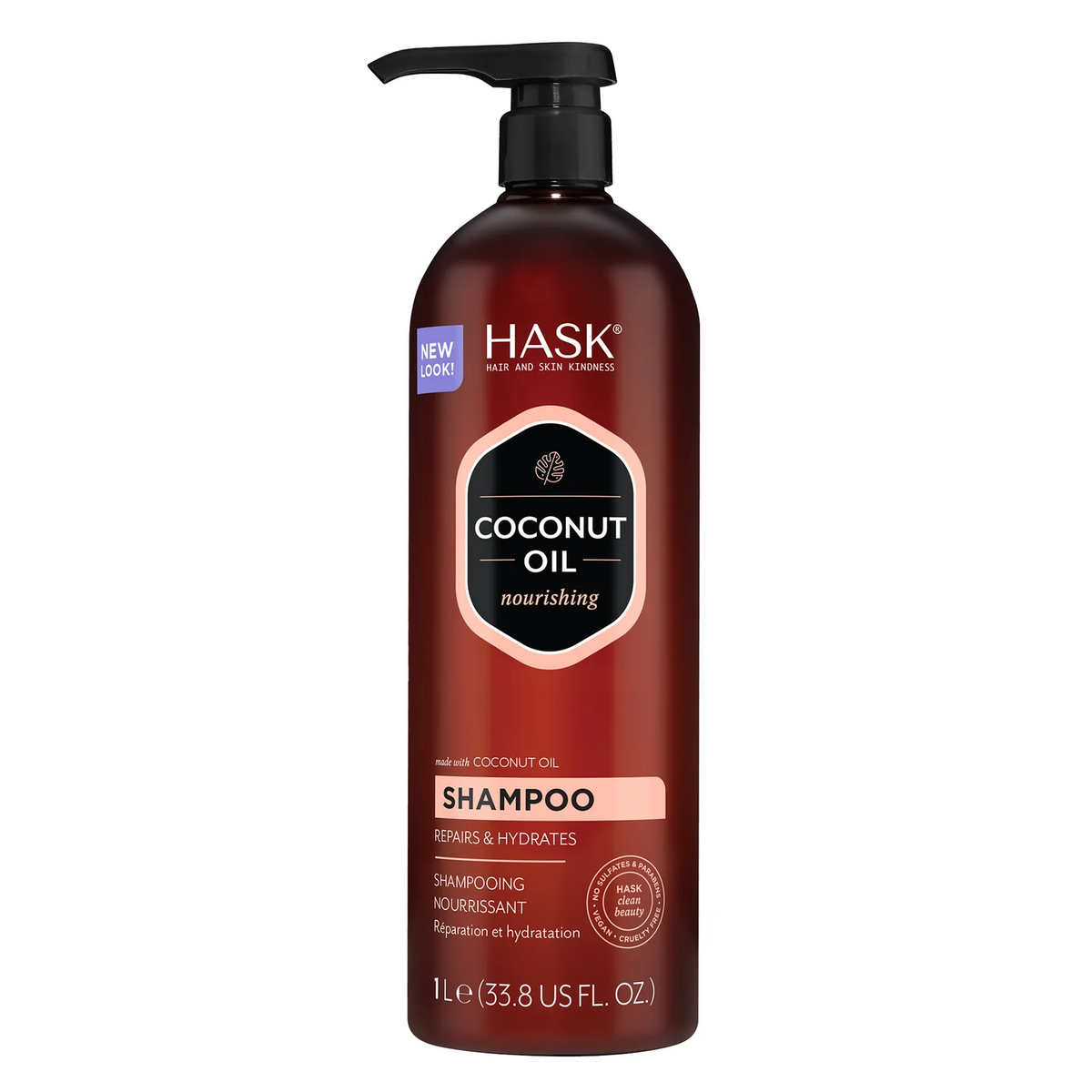 HASK Coconut Oil Nourishing Shampoo 1000Ml