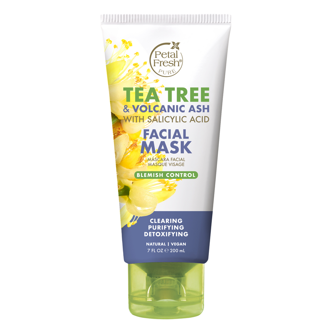 Petal Fresh Tea Tree & Volcanic Ash Facial Mask with Salicylic Acid