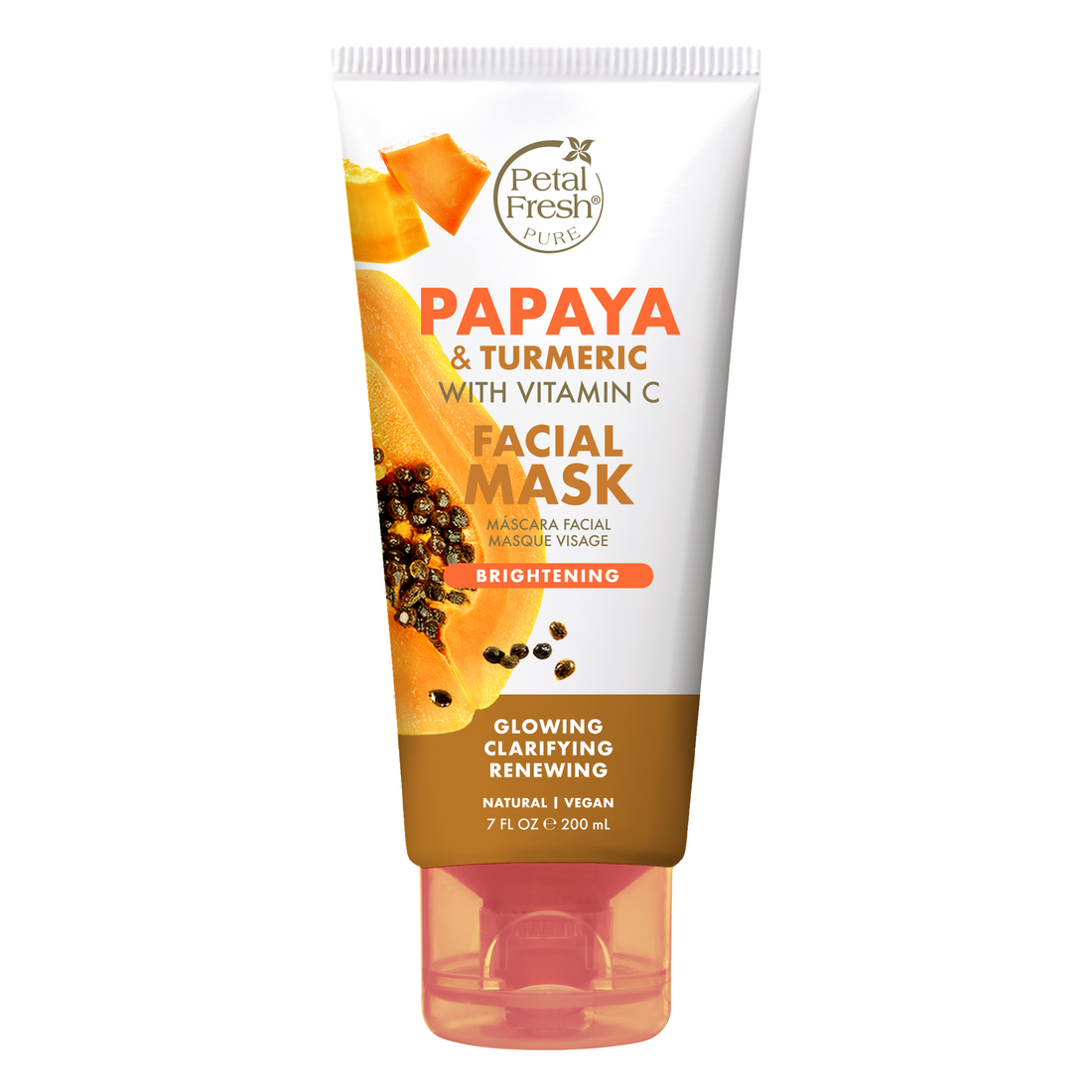 Petal Fresh Papaya & Turmeric Facial Mask with Vitamin C