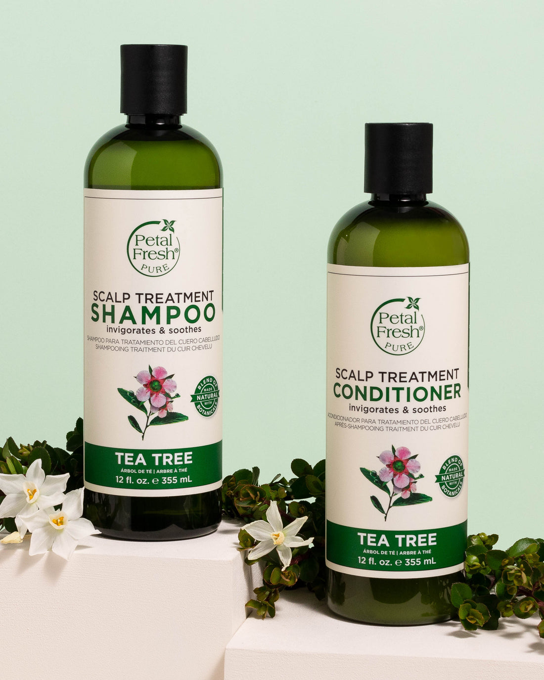 Petal Fresh Scalp Treatment Tea Tree Shampoo + Conditioner Combo