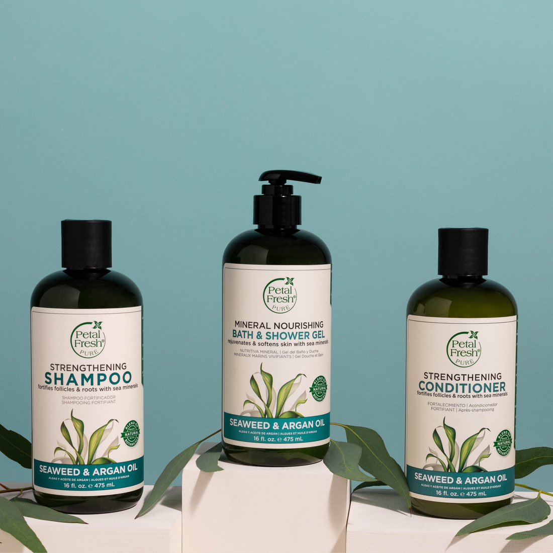 Petal Fresh Mineral Nourishing Seaweed & Argan Oil Bath & Shower Gel