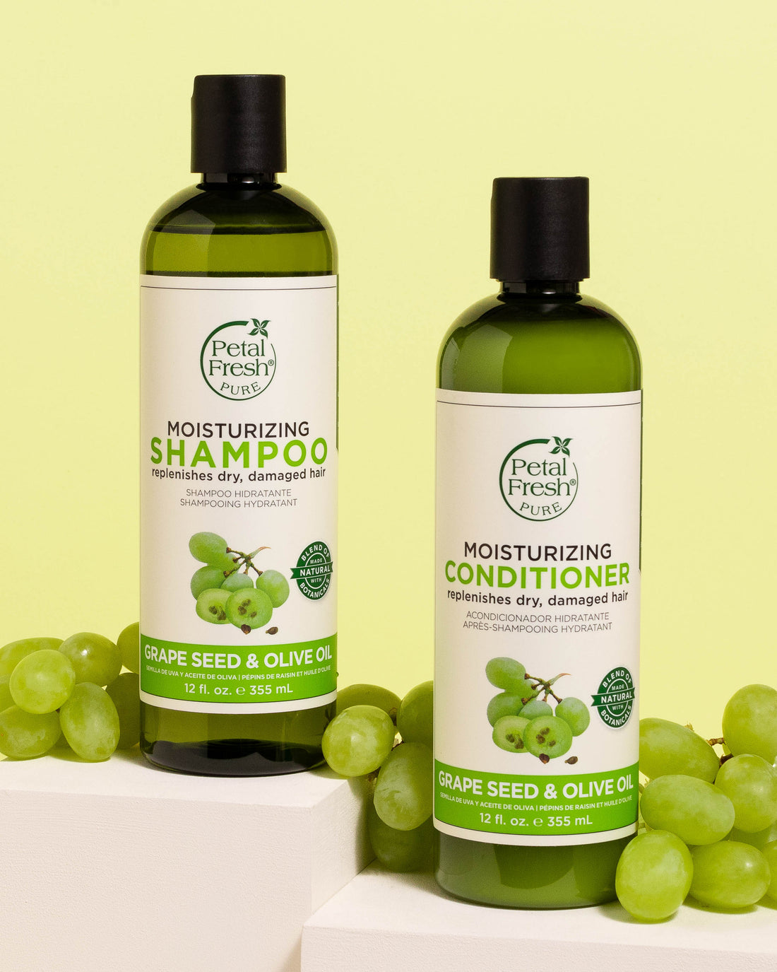 Petal Fresh Moisturizing Grape Seed & Olive Oil Shampoo + Conditioner Combo