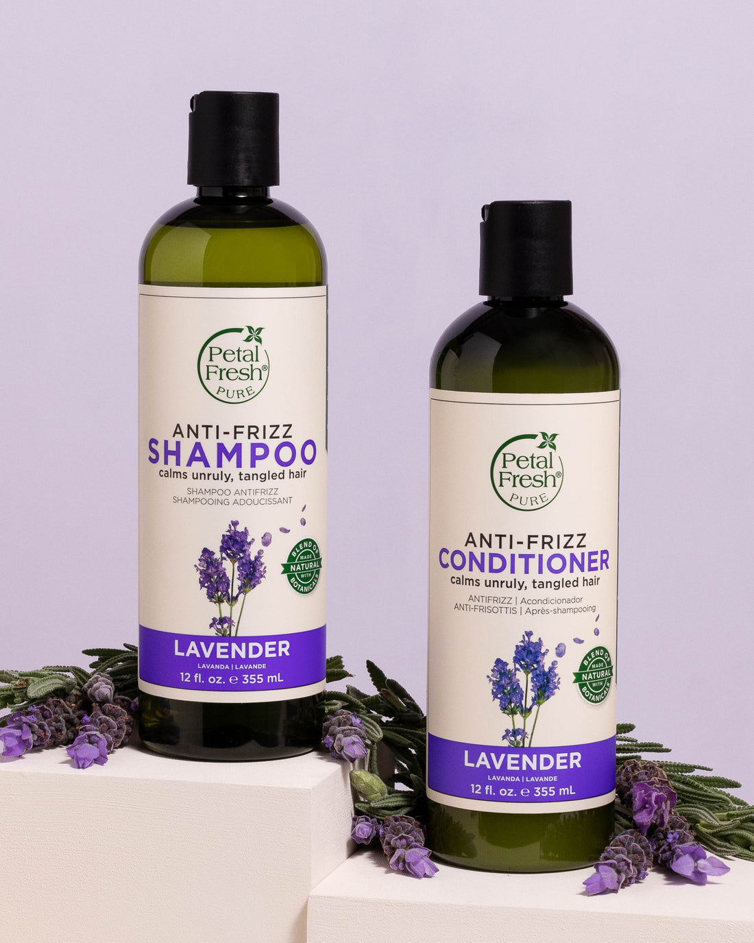 Petal Fresh Anti Frizz Lavender Shampoo + Conditioner Combo