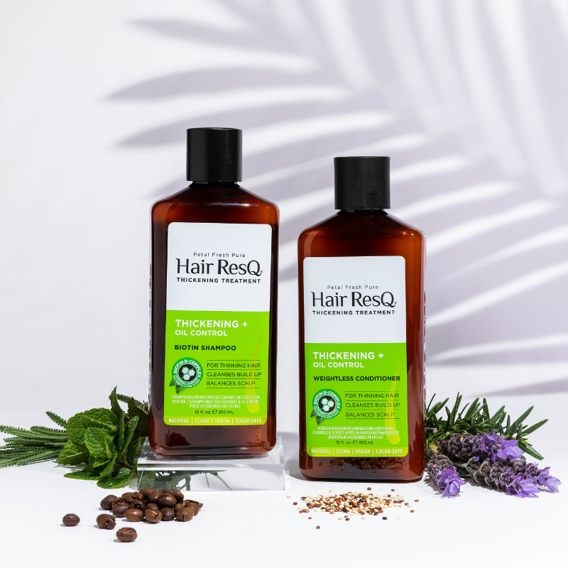 Hair ResQ Thickening Oil Control Shampoo + Conditioner Combo