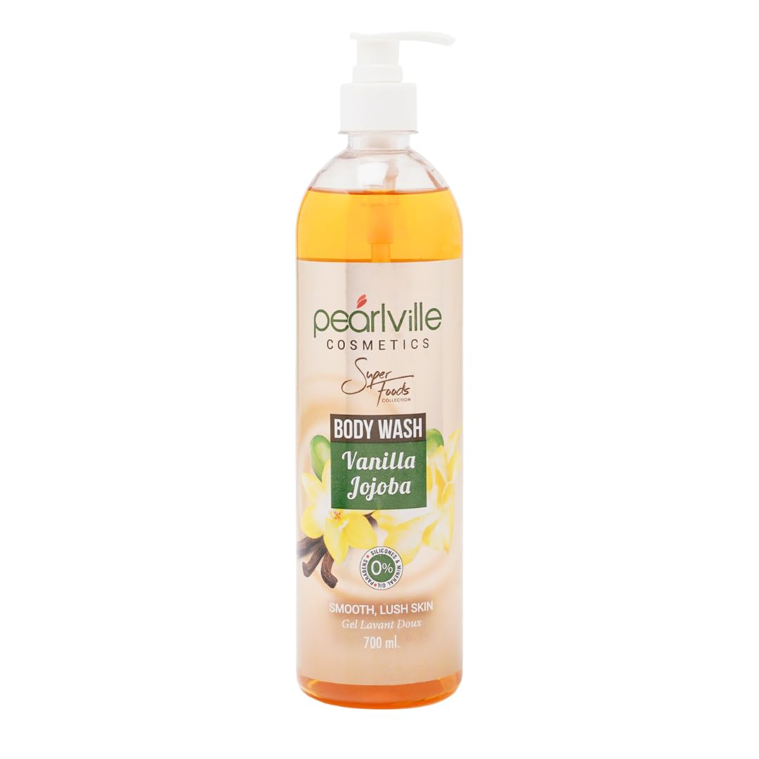 Pearlville Super Foods Collection Vanilla Jojoba Body Wash