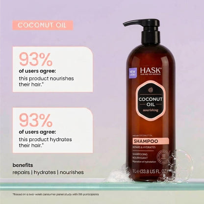 HASK Coconut Oil Nourishing Shampoo 1000Ml