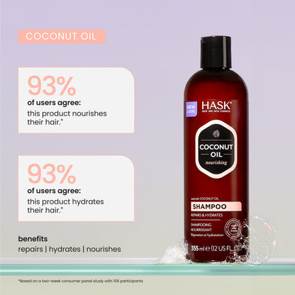 HASK Coconut Oil Nourishing Shampoo 235Ml