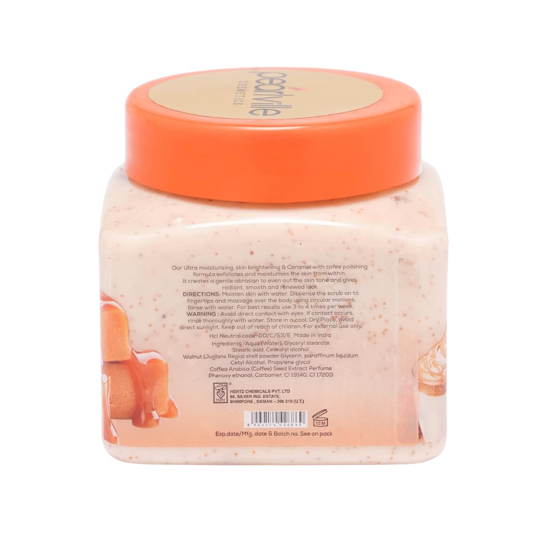 Pearlville Super Foods Collection Caramel Coffee Body Polish Scrub