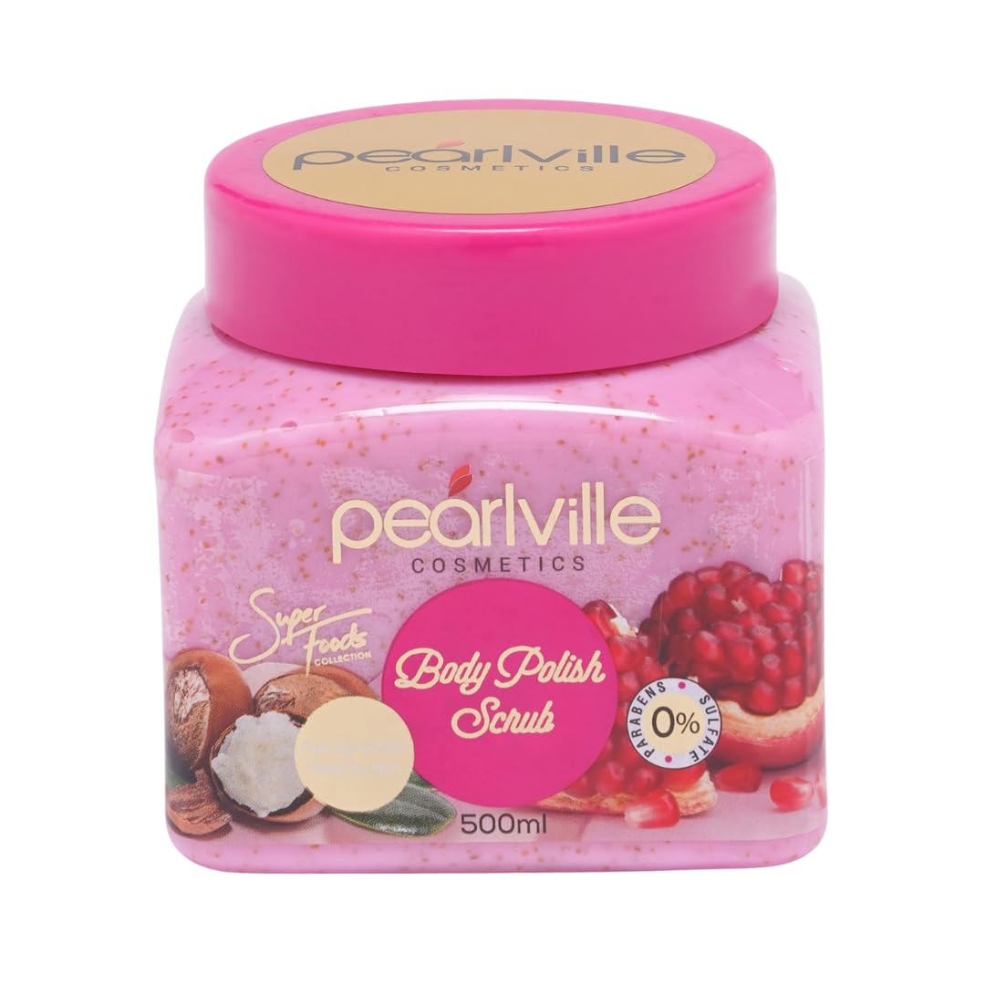 Pearlville Super Foods Collection Pomegranate Shea Butter Body Polish Scrub