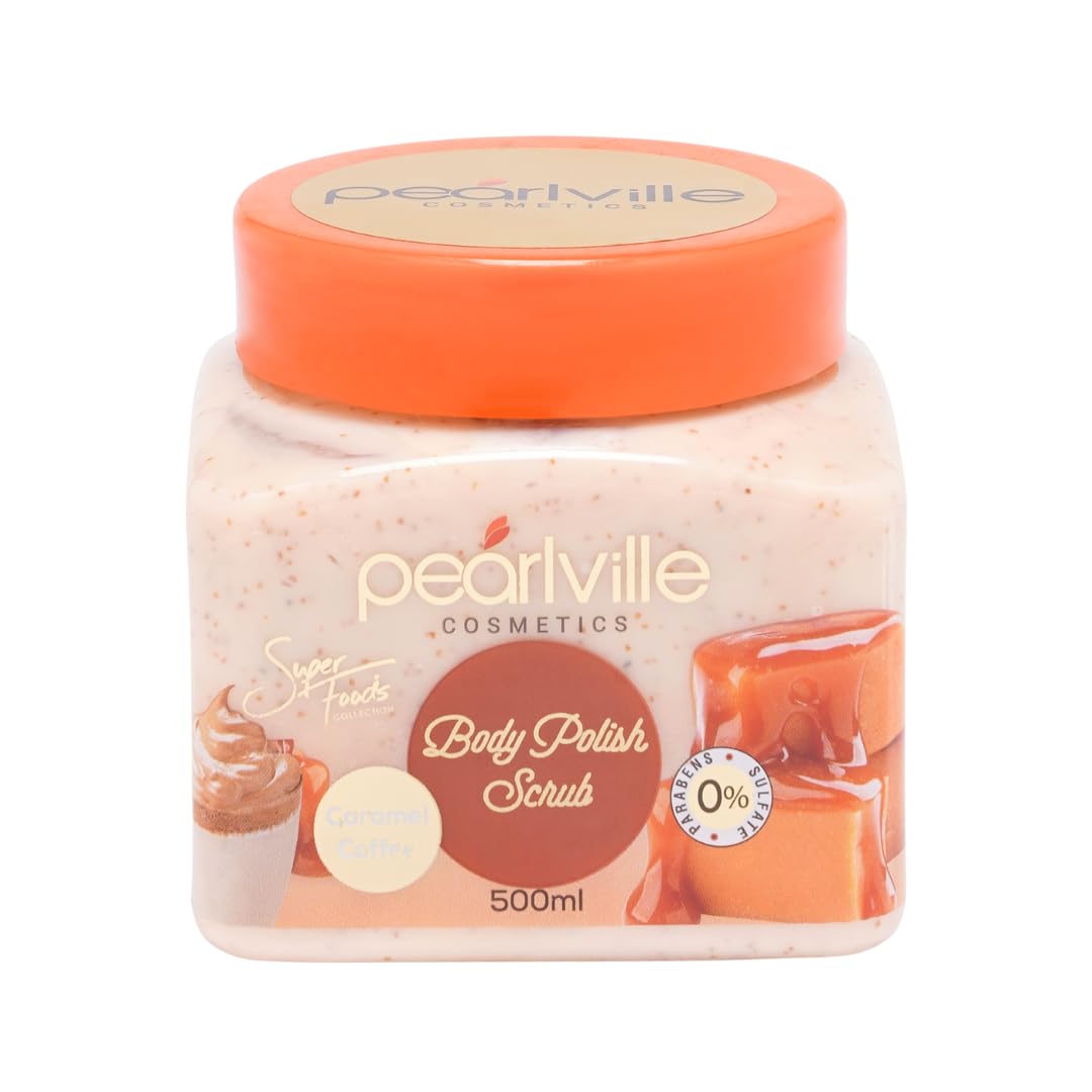 Pearlville Super Foods Collection Caramel Coffee Body Polish Scrub