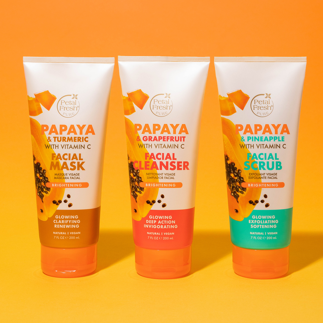 Petal Fresh Papaya &amp; Turmeric Facial Mask with Vitamin C