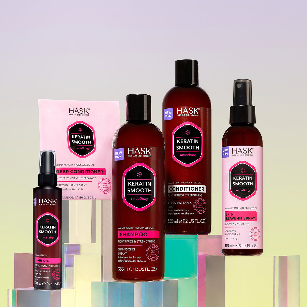 HASK Keratin Smooth Smoothing Hair Oil 100ml