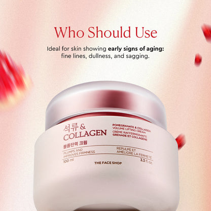 The Face Shop Pomegranate &amp; Collagen Volume Lifting Cream - 100ml