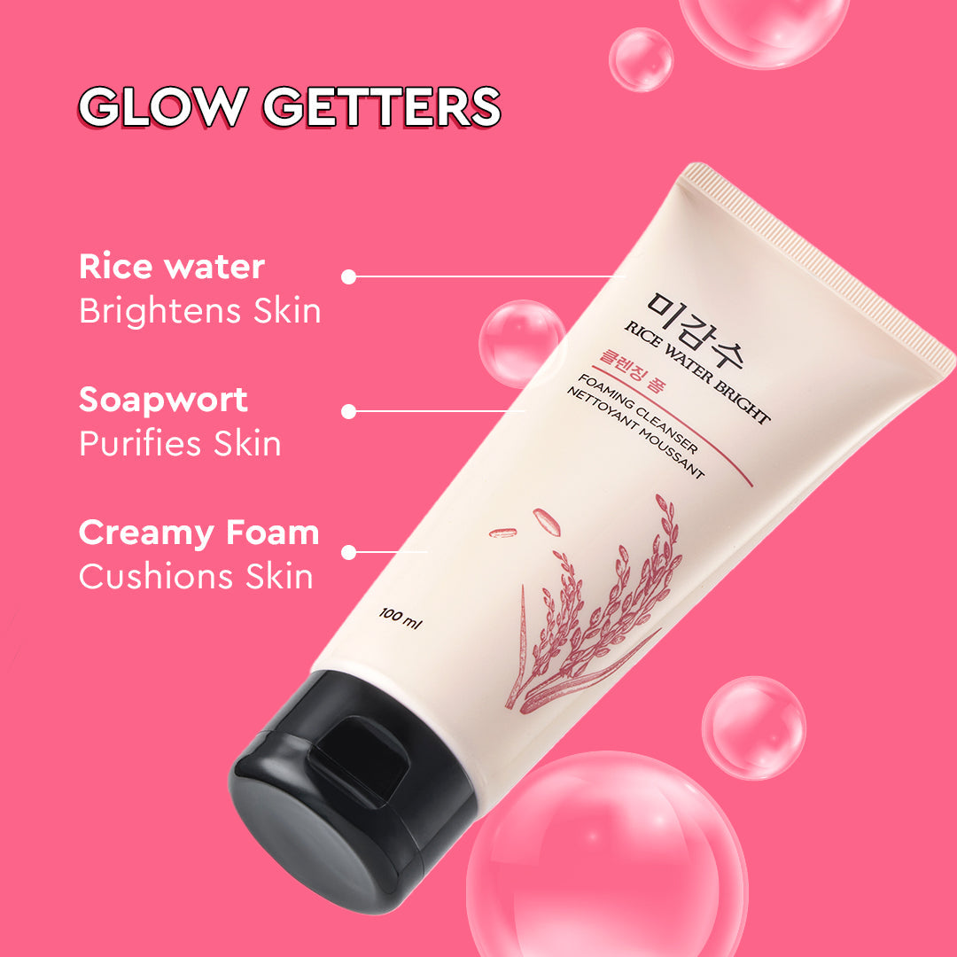The Face Shop Rice Water Bright Cleansing Foam 100ml