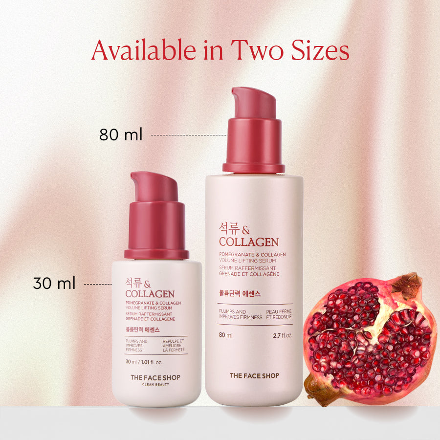 The Face Shop Pomegranate And Collagen Volume Lifting Serum - 80ml
