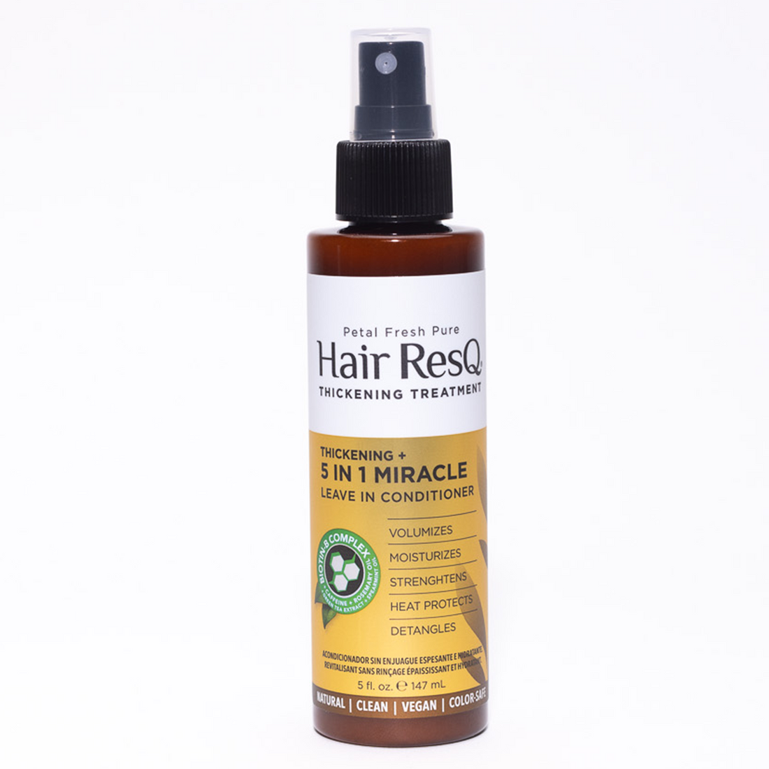 Petal Fresh Pure Hair ResQ Thickening 5 in 1 Miracle Leave In Conditioner Spray, 147ml