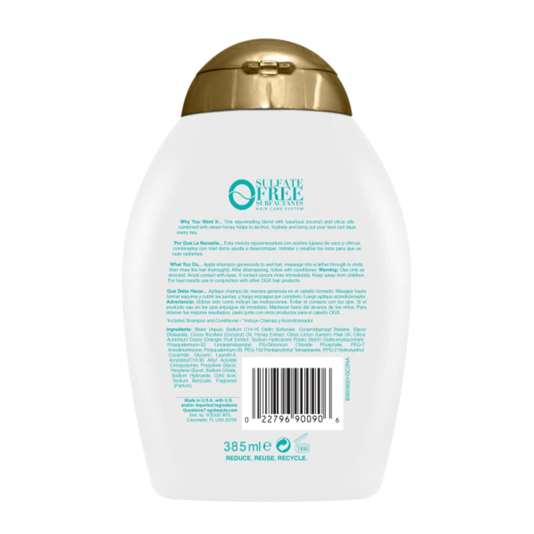 OGX Quenching + Coconut Curls Shampoo