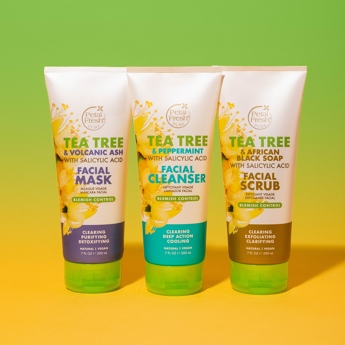 Petal Fresh Tea Tree & Volcanic Ash Facial Mask with Salicylic Acid