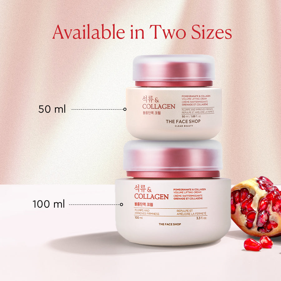 The Face Shop Pomegranate &amp; Collagen Volume Lifting Cream - 100ml