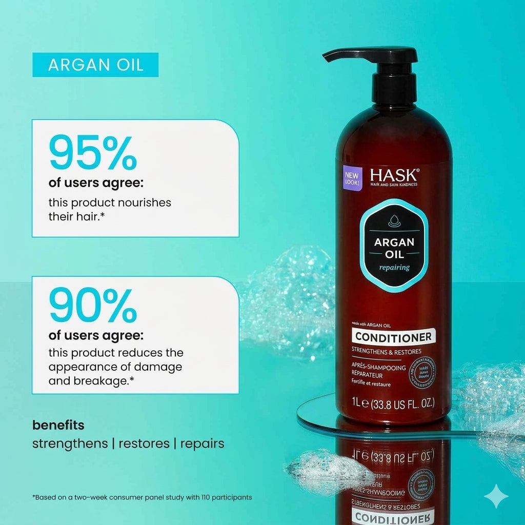 HASK Argan Oil Repairing Conditioner 1000Ml