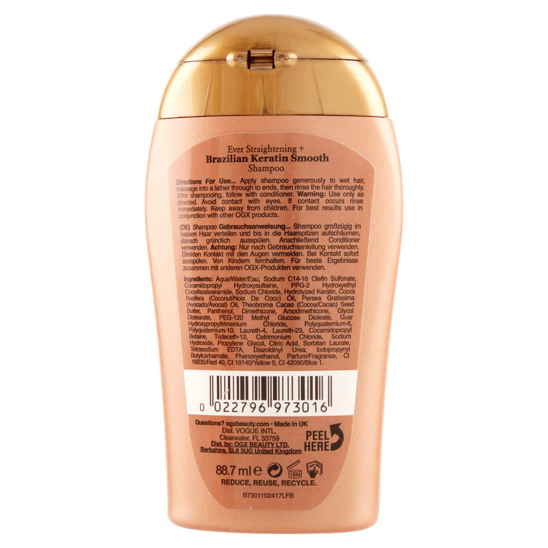 OGX Ever Straightening Brazilian Keratin Smooth Shampoo