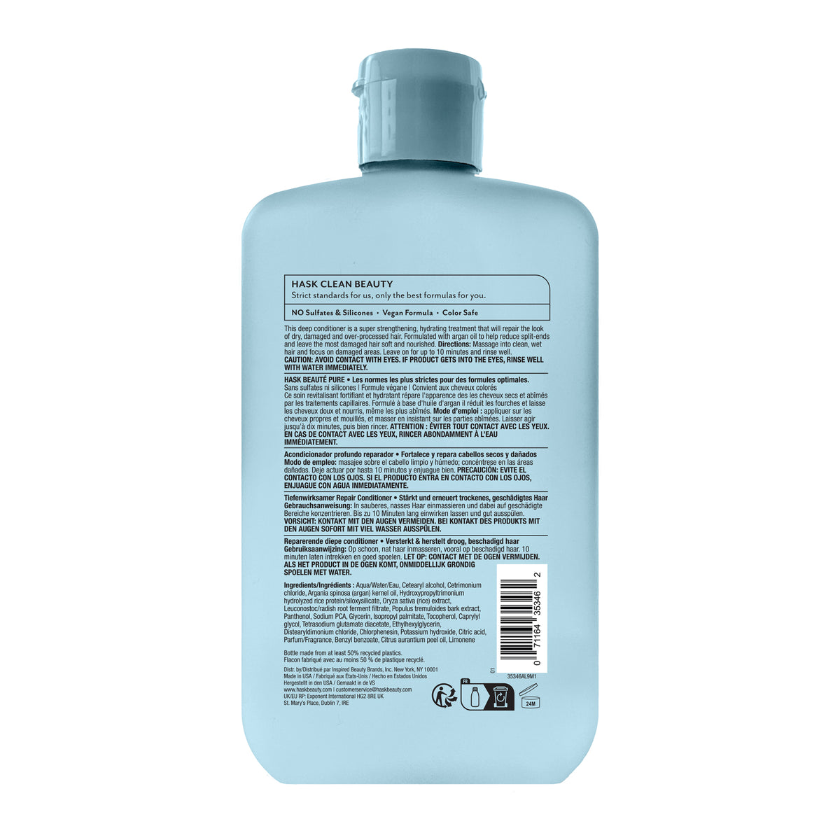 HASK Argan Oil Repairing Deep Conditioner 236Ml