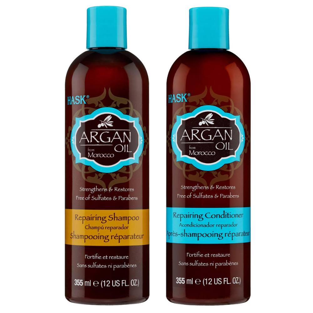 HASK Argan Oil Repairing Shampoo + Conditioner Combo