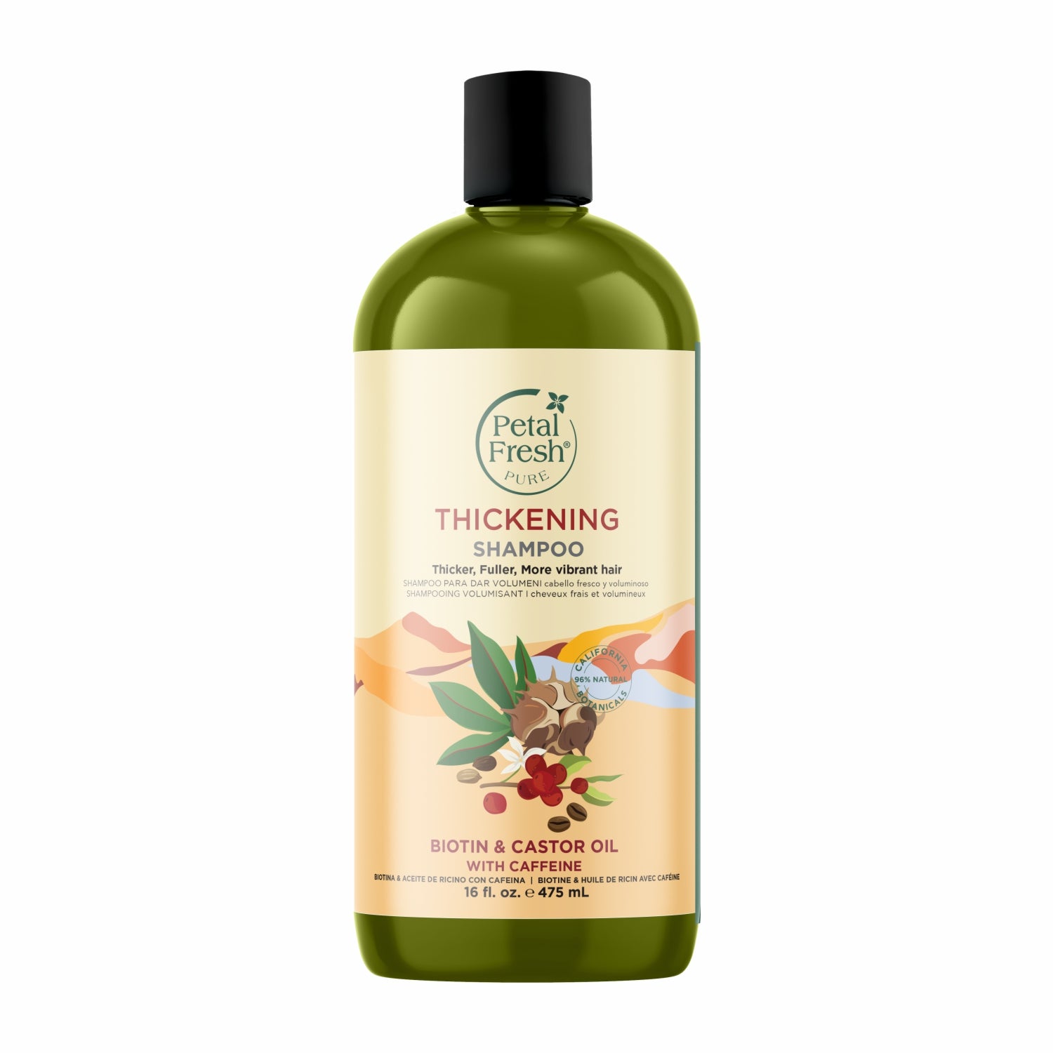 Petal Fresh Pure Thickening Biotin &amp; Castor Oil with Caffeine Shampoo, 475ml