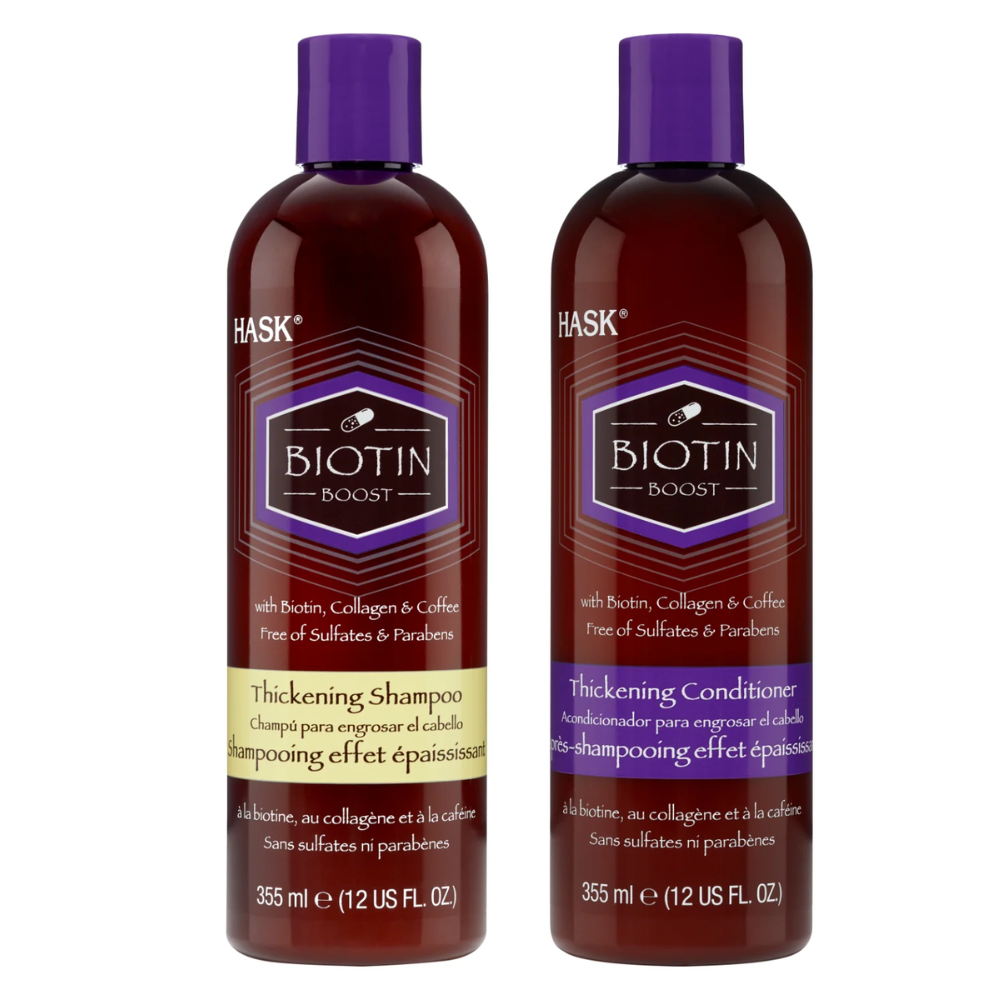HASK Biotin Boost Thickening Shampoo + Conditioner Combo