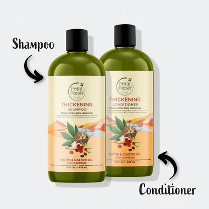 Petal Fresh Pure Thickening Biotin &amp; Castor Oil with Caffeine Conditioner, 475ml