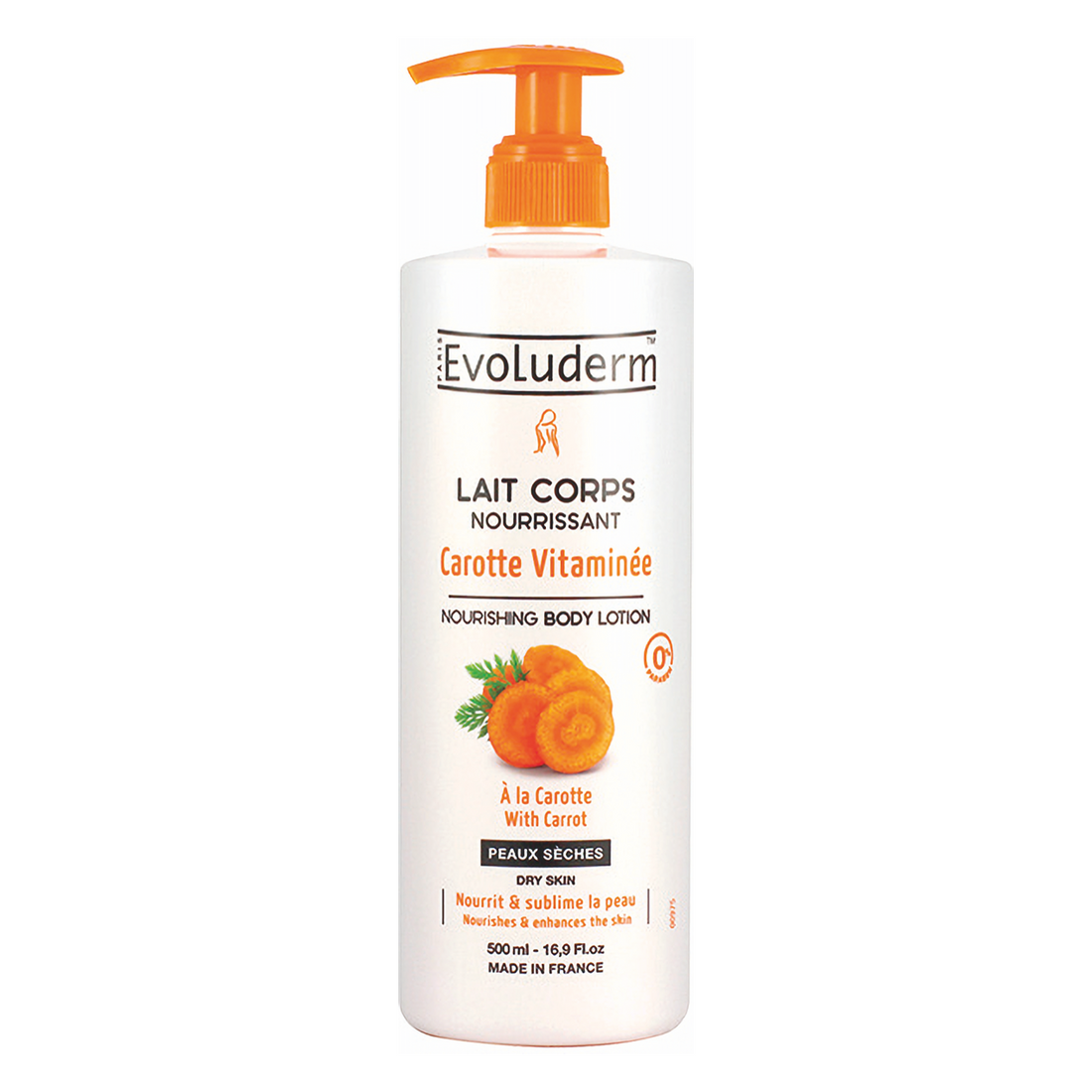 Evoluderm Nourishing Carrot  Body Lotion