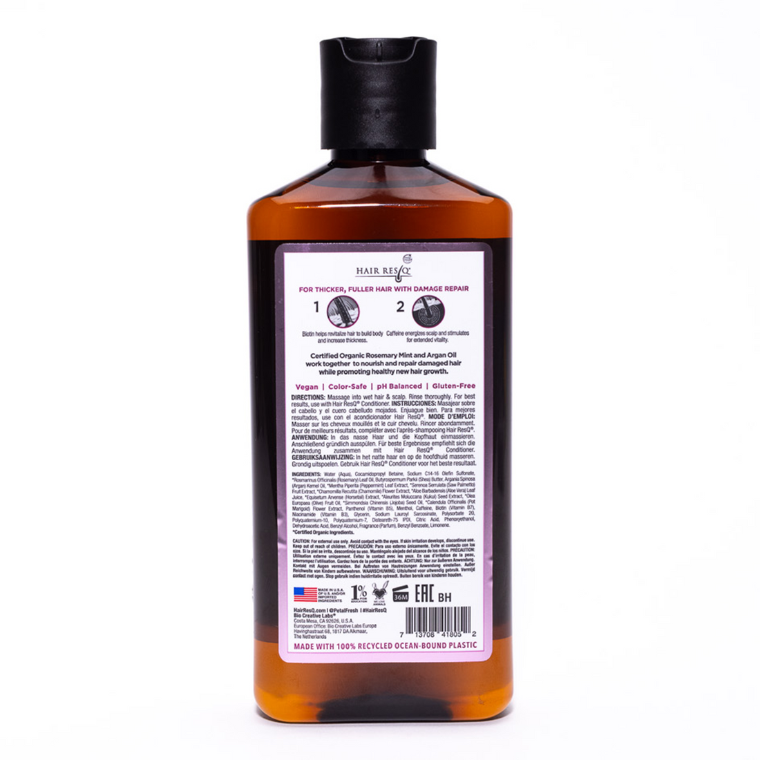 Petal Fresh Hair ResQ Thickening + Damage Repair Shampoo 355ml
