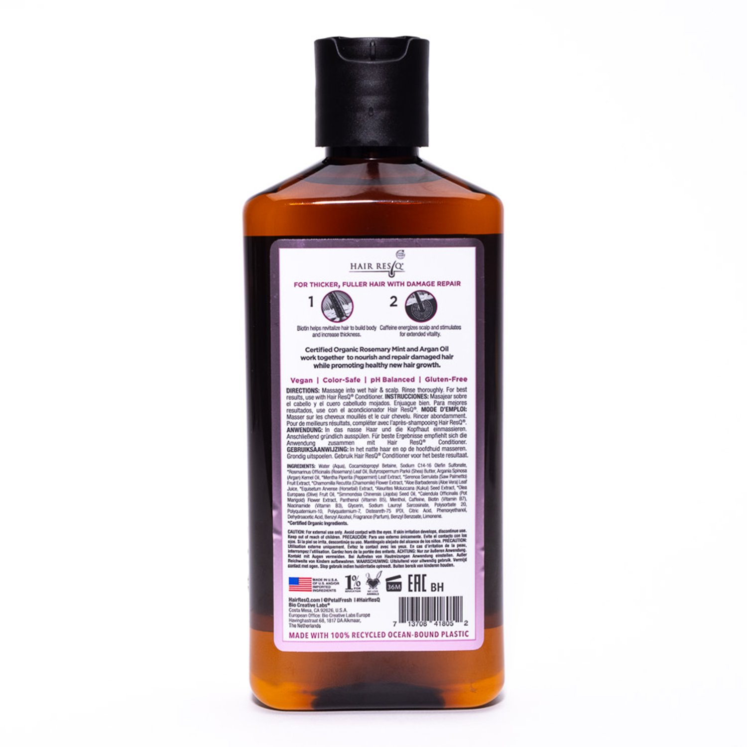 Petal Fresh Hair ResQ Thickening + Damage Repair Shampoo 355ml